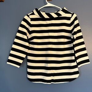 Talbots, Small knit top, with high neckline and delicate buttons down the back